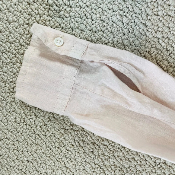 NWT James Perse linen lounge shirt resin pigment - Picture 3 of 5